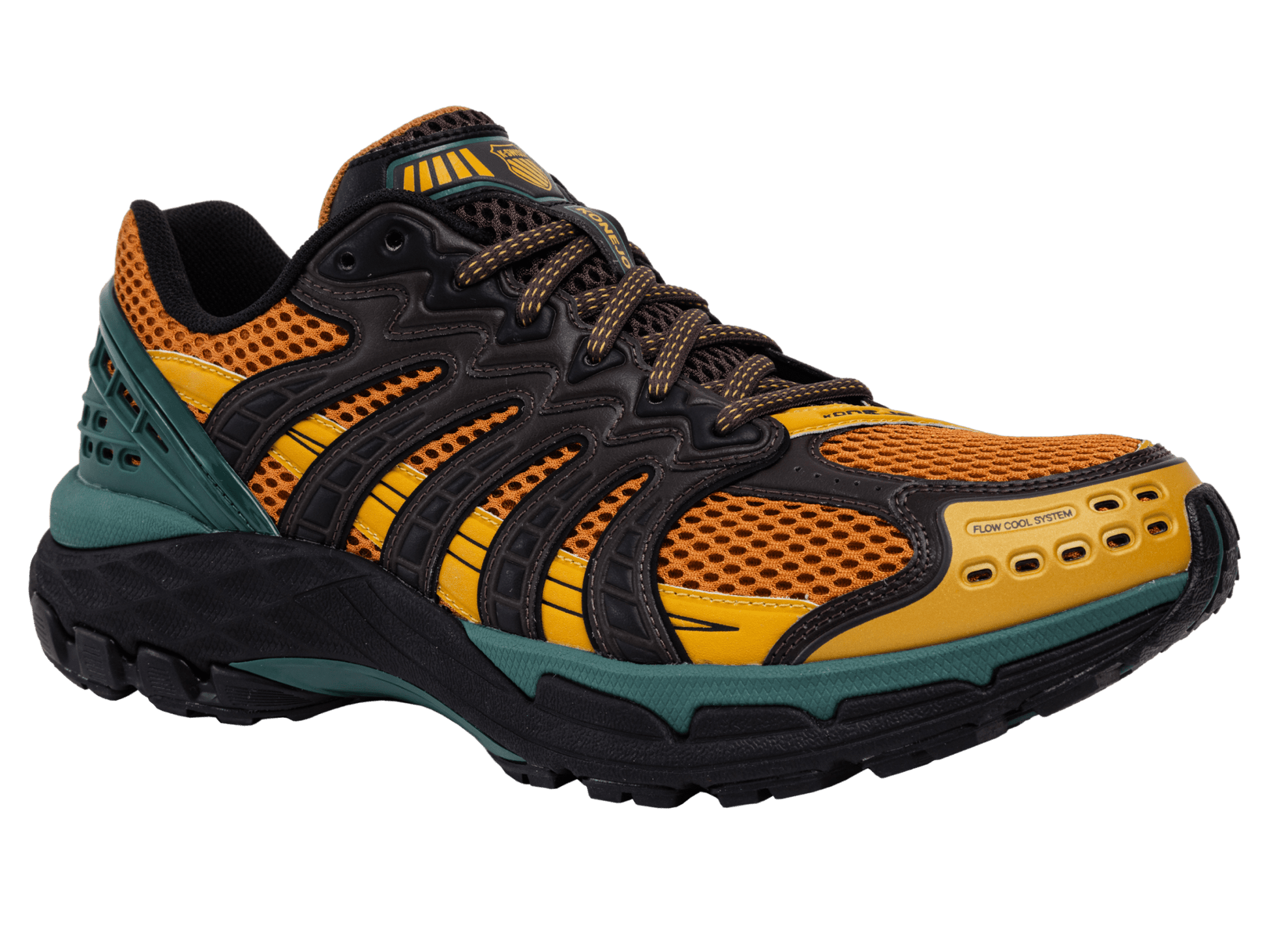 74506 - 258 - M | KSRC KONEJO | PUMPKIN SPICE/NUGGET GOLD/POSY GREEN - K - Swiss US - FOOTWEAR