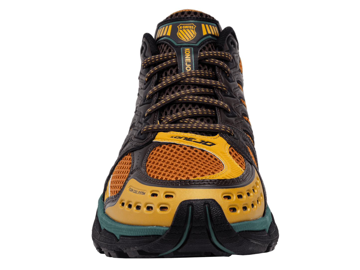 74506 - 258 - M | KSRC KONEJO | PUMPKIN SPICE/NUGGET GOLD/POSY GREEN - K - Swiss US - FOOTWEAR