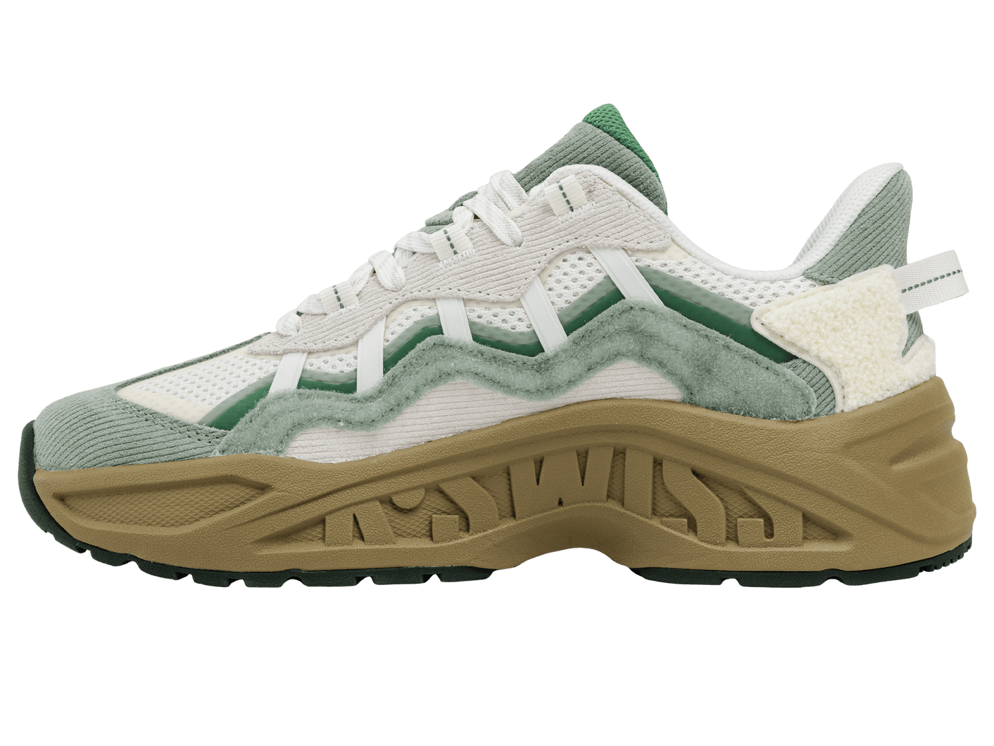 74732-166-M | MARINA RMX X RAKEEM MILES | SNOW WHITE/SMOKE GREEN/MOUNTAIN VIEW - K-Swiss US - FOOTWEAR