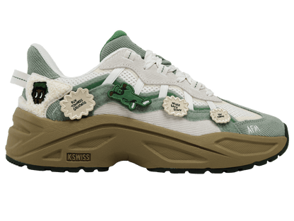74732-166-M | MARINA RMX X RAKEEM MILES | SNOW WHITE/SMOKE GREEN/MOUNTAIN VIEW - K-Swiss US - FOOTWEAR