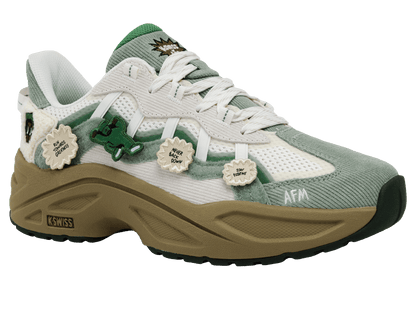 74732-166-M | MARINA RMX X RAKEEM MILES | SNOW WHITE/SMOKE GREEN/MOUNTAIN VIEW - K-Swiss US - FOOTWEAR