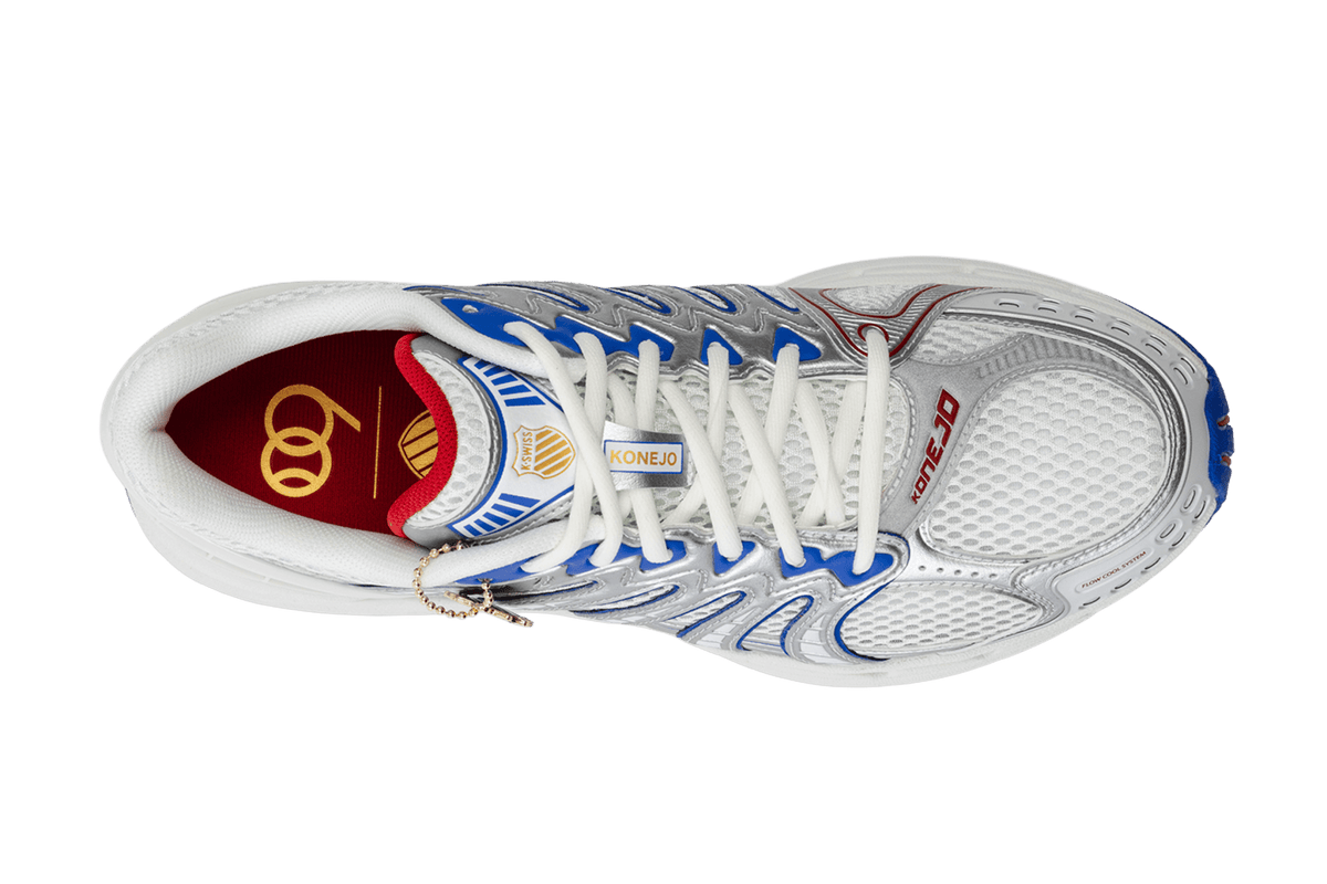 79631-116-M | KONEJO 60TH | WIMBLEDON WHITE/METALLIC SILVER
