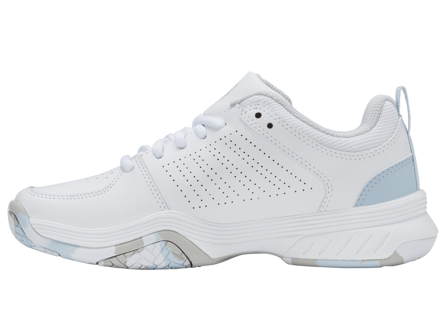 84428 - 117 - M | COURT EXPRESS 2 | WHITE/BALLAD BLUE/DAWN BLUE - K - Swiss US - FOOTWEAR