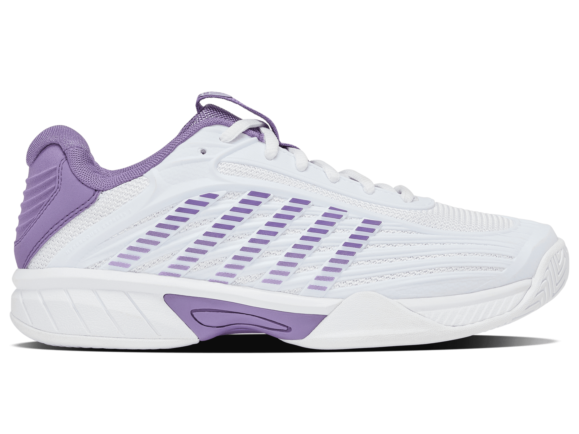 84603 - 163 - M | HYPERCOURT EXPRESS 3 | WHITE/PURPLE HAZE/NEON LAVENDAR - K - Swiss US - FOOTWEAR