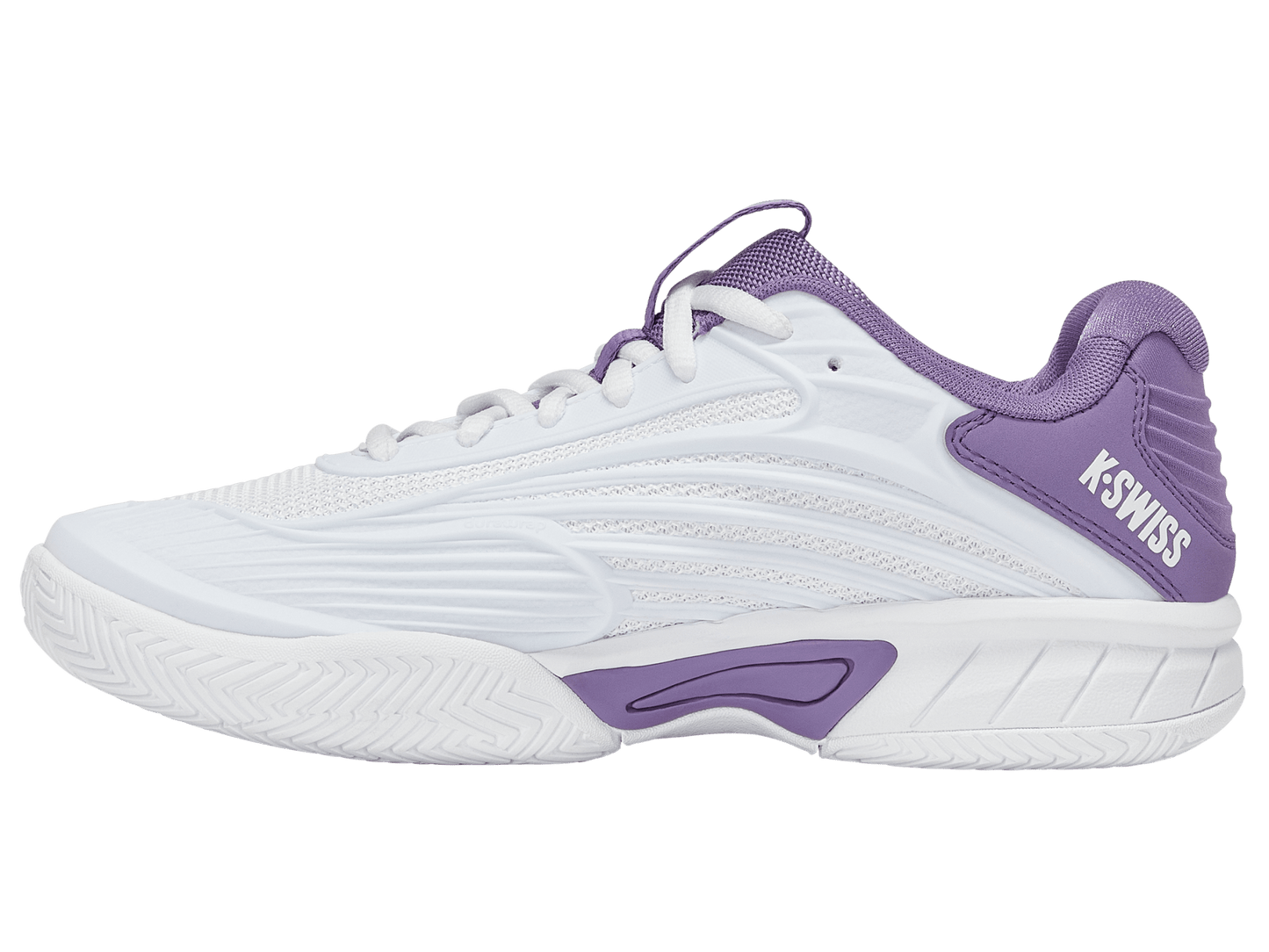84603 - 163 - M | HYPERCOURT EXPRESS 3 | WHITE/PURPLE HAZE/NEON LAVENDAR - K - Swiss US - FOOTWEAR