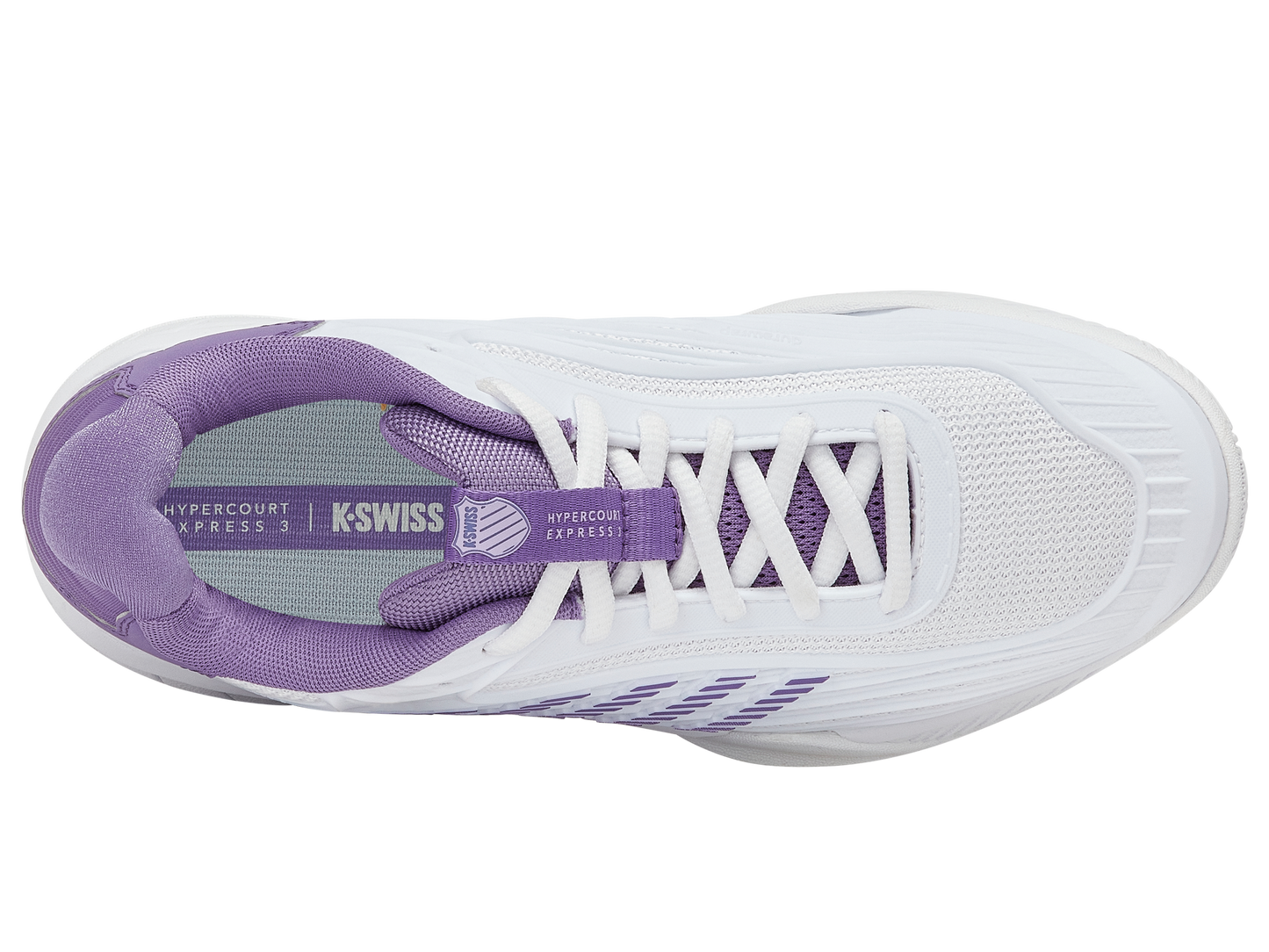 84603-163-M | HYPERCOURT EXPRESS 3 | WHITE/PURPLE HAZE/NEON LAVENDAR