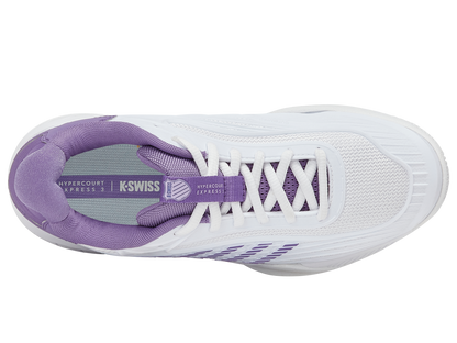 84603-163-M | HYPERCOURT EXPRESS 3 | WHITE/PURPLE HAZE/NEON LAVENDAR