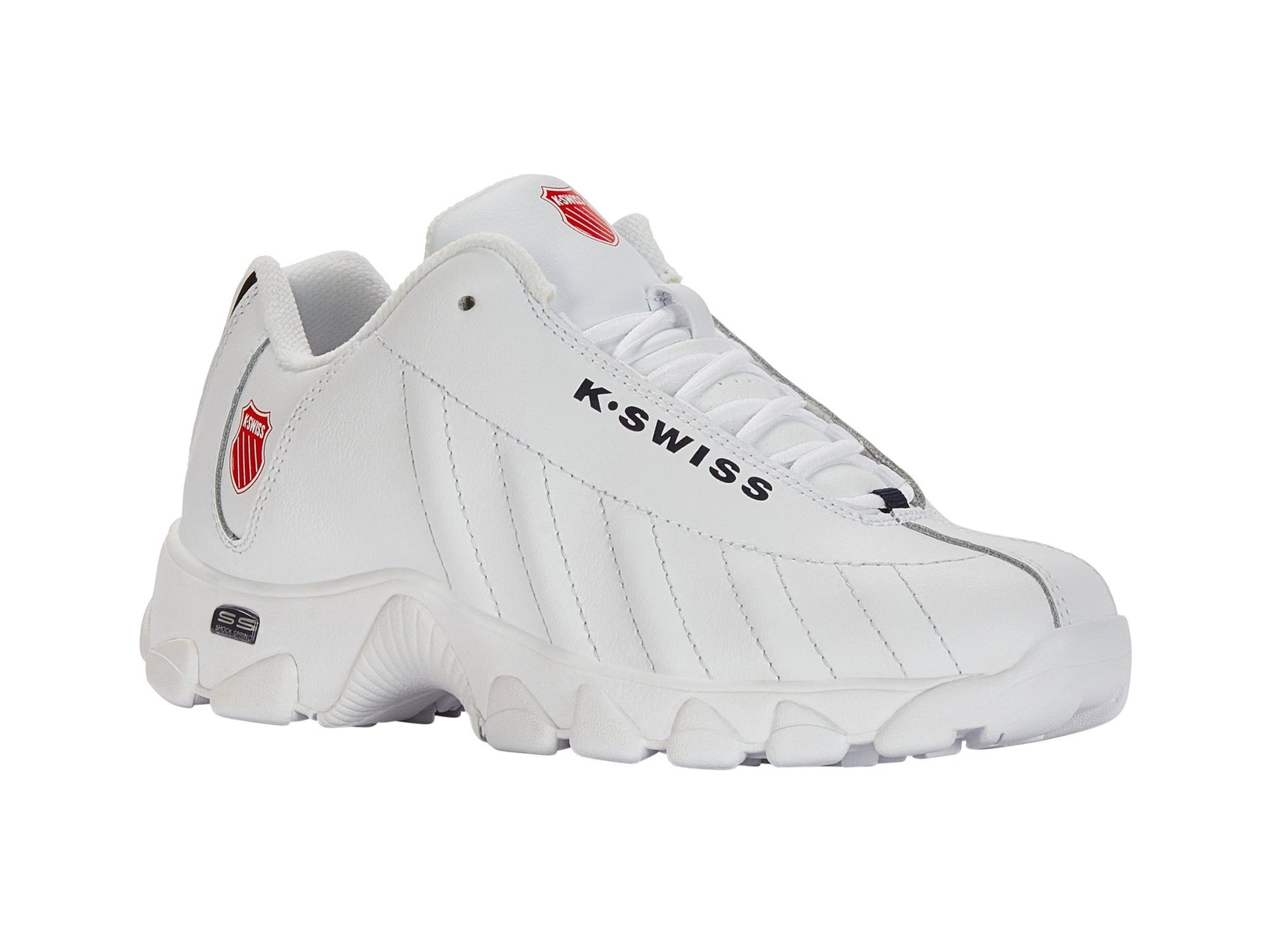 86408-130-M | ST329 | WHITE/NAVY/RED - K-Swiss US - FOOTWEAR