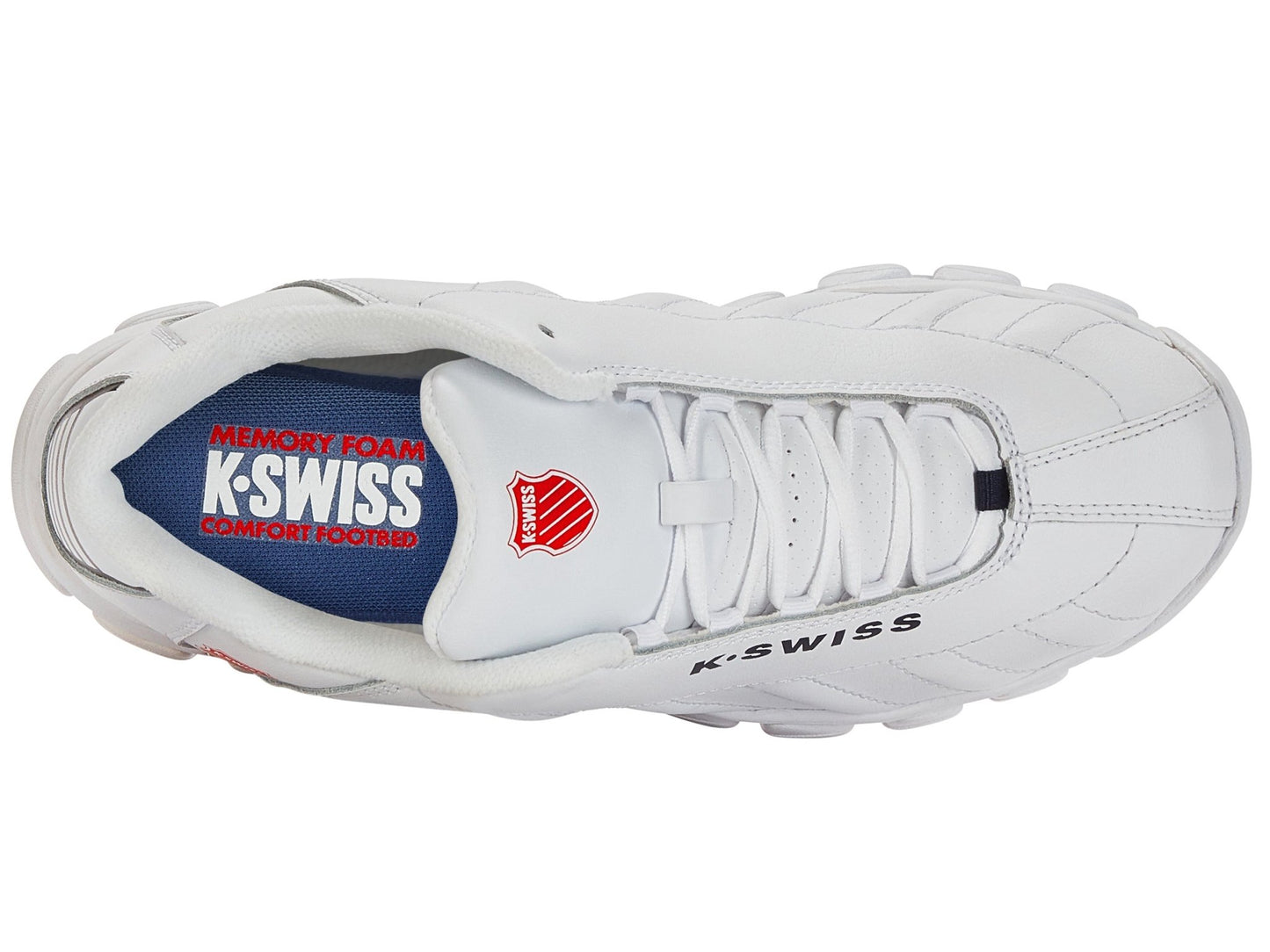 86408-130-M | ST329 | WHITE/NAVY/RED - K-Swiss US - FOOTWEAR