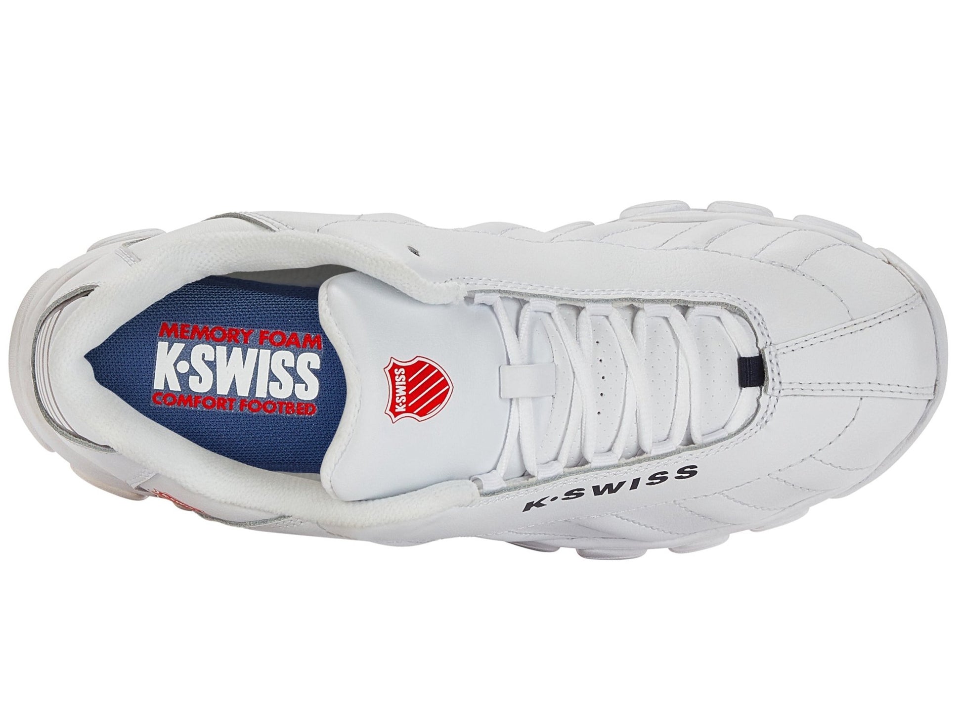 86408-130-M | ST329 | WHITE/NAVY/RED - K-Swiss US - FOOTWEAR