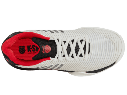 86613 - 104 - M | HYPERCOURT EXPRESS 2 | BRIGHT WHITE/STRETCH LIMO/HIGH RISK RED - K - Swiss US - FOOTWEAR