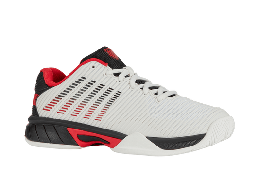 86613 - 104 - M | HYPERCOURT EXPRESS 2 | BRIGHT WHITE/STRETCH LIMO/HIGH RISK RED - K - Swiss US - FOOTWEAR