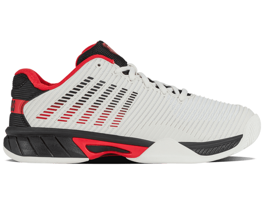 86613 - 104 - M | HYPERCOURT EXPRESS 2 | BRIGHT WHITE/STRETCH LIMO/HIGH RISK RED - K - Swiss US - FOOTWEAR