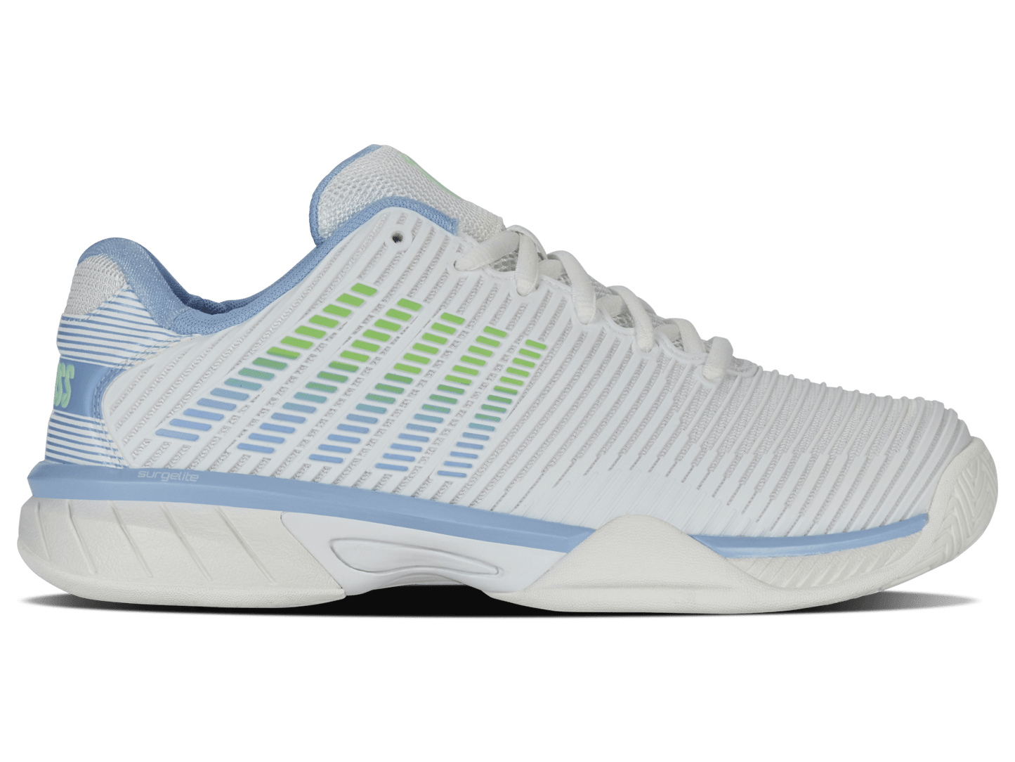 86613 - 126 - M | HYPERCOURT EXPRESS 2 | LUCENT WHITE/DUTCH CANAL/PARADISE GREEN - K - Swiss US - FOOTWEAR