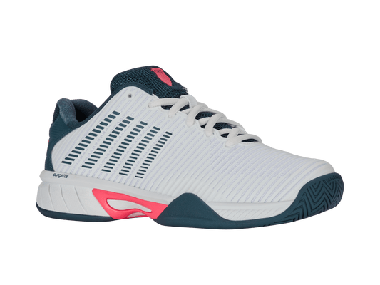 86613 - 129 - M | HYPERCOURT EXPRESS 2 | WHITE/STARGAZER/NEON BLAZE - K - Swiss US - FOOTWEAR