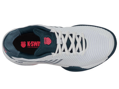 86613 - 129 - M | HYPERCOURT EXPRESS 2 | WHITE/STARGAZER/NEON BLAZE - K - Swiss US - FOOTWEAR