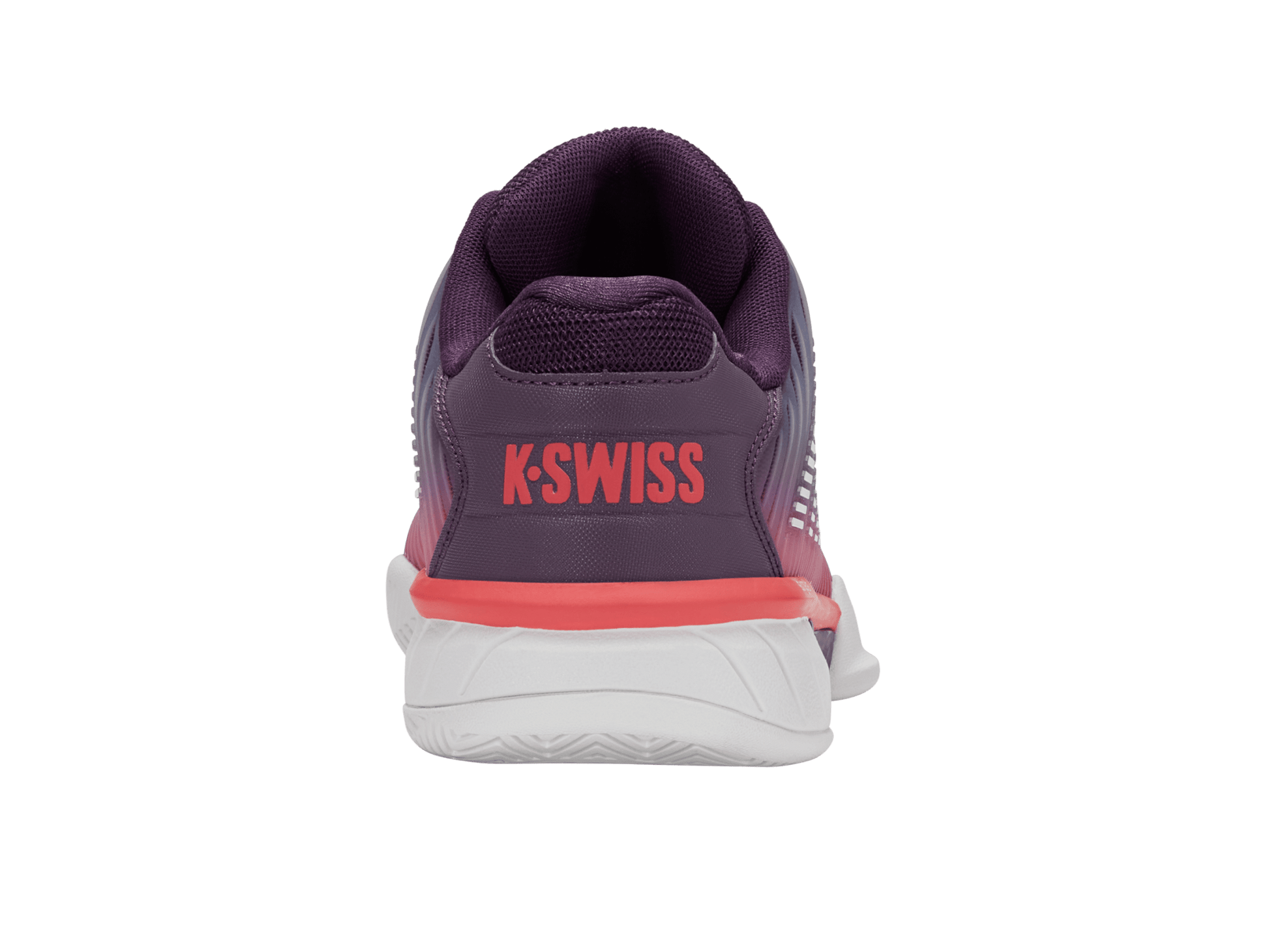 86613 - 593 - M | HYPERCOURT EXPRESS 2 | PURPLE PLUMERIA/WHITE/HOT CORAL - K - Swiss US - FOOTWEAR