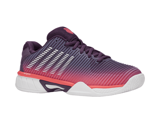 86613 - 593 - M | HYPERCOURT EXPRESS 2 | PURPLE PLUMERIA/WHITE/HOT CORAL - K - Swiss US - FOOTWEAR