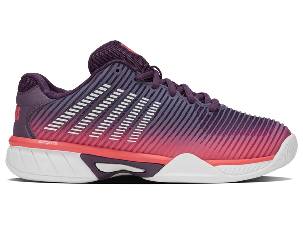 86613-593-M | HYPERCOURT EXPRESS 2 | PURPLE PLUMERIA/WHITE/HOT CORAL