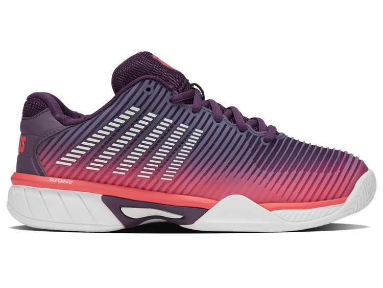 86613-593-M | HYPERCOURT EXPRESS 2 | PURPLE PLUMERIA/WHITE/HOT CORAL