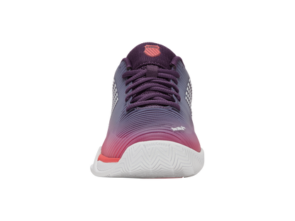 86613-593-M | HYPERCOURT EXPRESS 2 | PURPLE PLUMERIA/WHITE/HOT CORAL