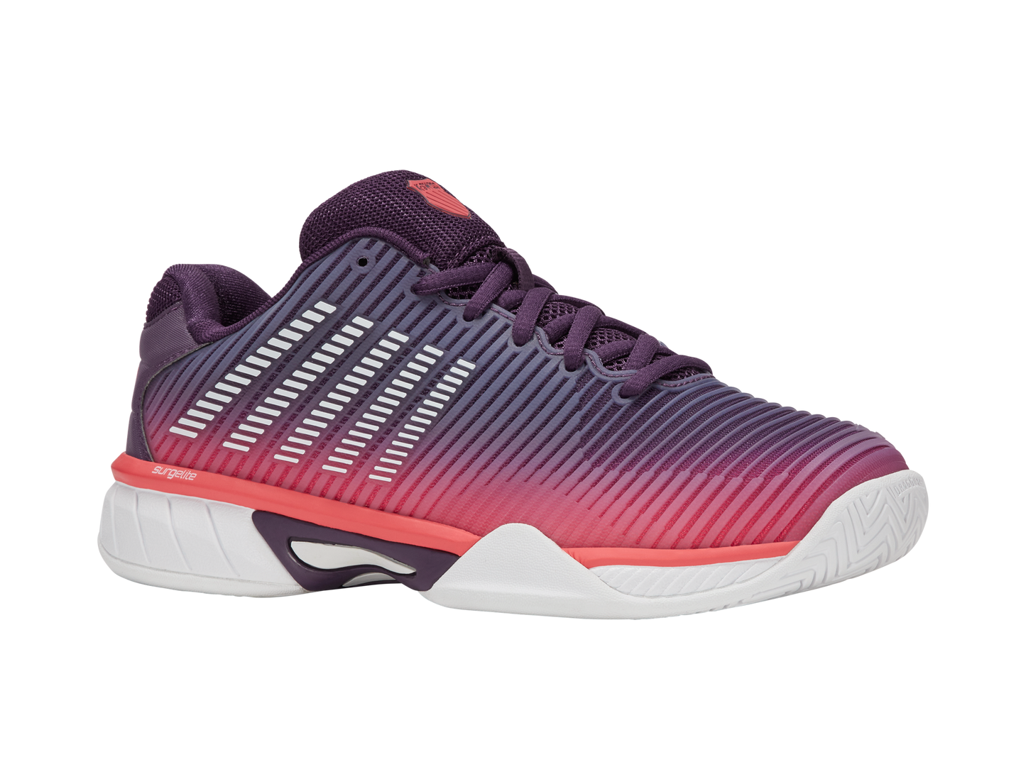 86613-593-M | HYPERCOURT EXPRESS 2 | PURPLE PLUMERIA/WHITE/HOT CORAL