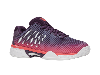 86613-593-M | HYPERCOURT EXPRESS 2 | PURPLE PLUMERIA/WHITE/HOT CORAL