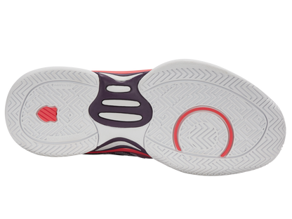 86613-593-M | HYPERCOURT EXPRESS 2 | PURPLE PLUMERIA/WHITE/HOT CORAL