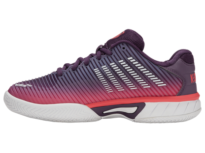 86613-593-M | HYPERCOURT EXPRESS 2 | PURPLE PLUMERIA/WHITE/HOT CORAL