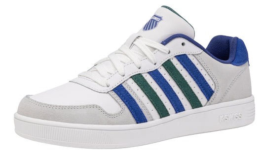 86931 - 159 - M | COURT PALISADES | WHITE/ANTIQUE GREEN/BLUE QUARTEZ - K - Swiss US - FOOTWEAR