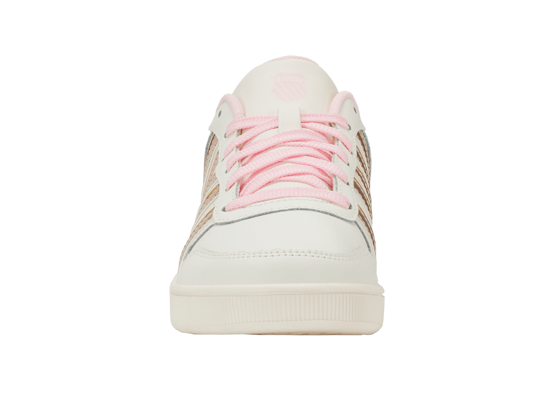 86931 - 176 - M | COURT PALISADES | SNOW WHITE/PINK A BOO/IRIDESCENT - K - Swiss US - FOOTWEAR