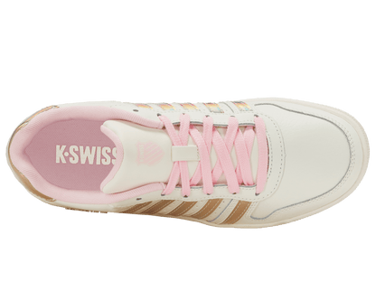 86931 - 176 - M | COURT PALISADES | SNOW WHITE/PINK A BOO/IRIDESCENT - K - Swiss US - FOOTWEAR