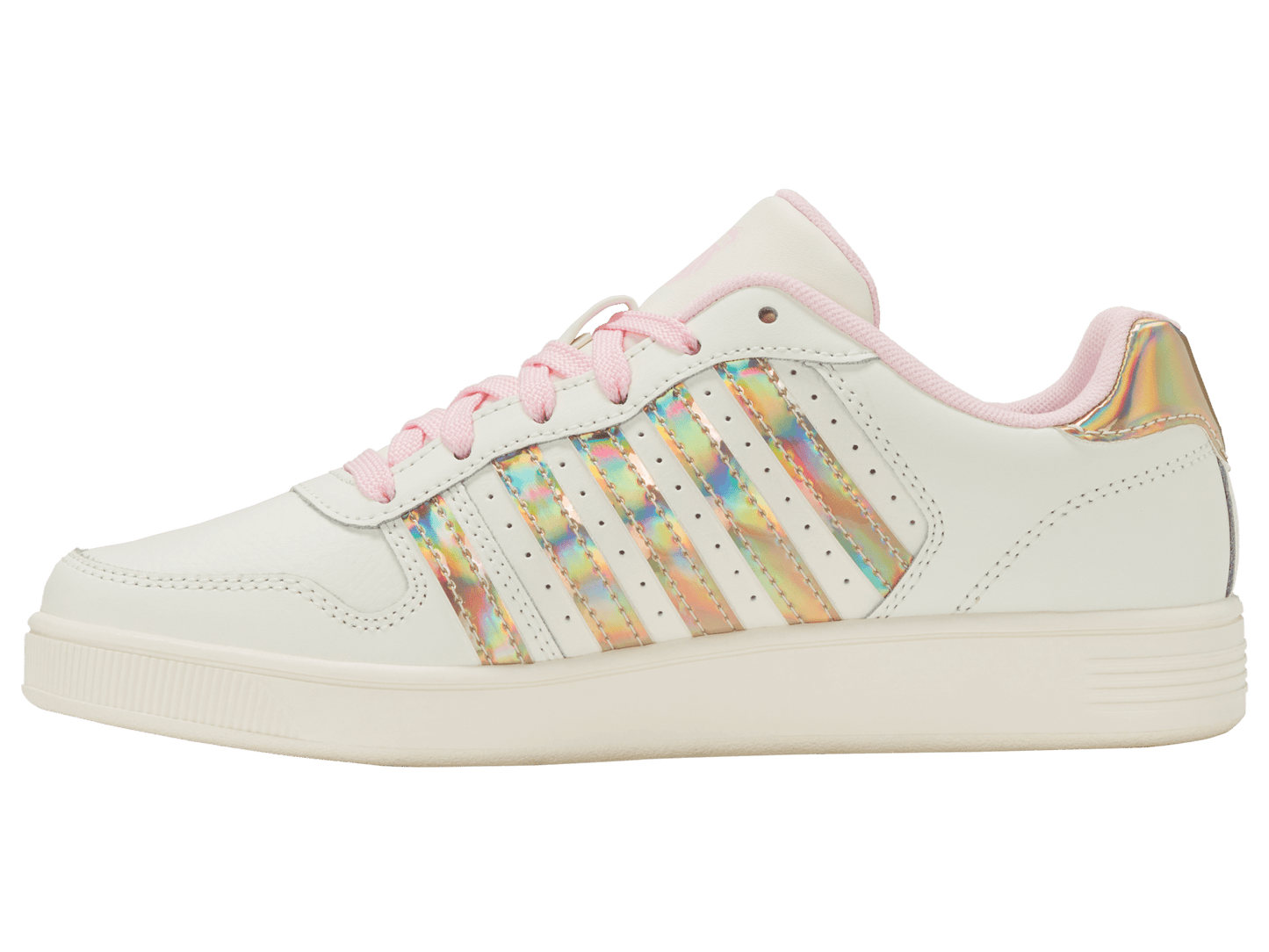 86931 - 176 - M | COURT PALISADES | SNOW WHITE/PINK A BOO/IRIDESCENT - K - Swiss US - FOOTWEAR