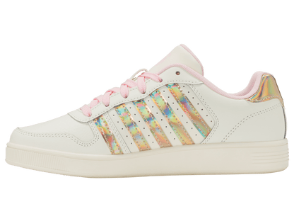 86931 - 176 - M | COURT PALISADES | SNOW WHITE/PINK A BOO/IRIDESCENT - K - Swiss US - FOOTWEAR