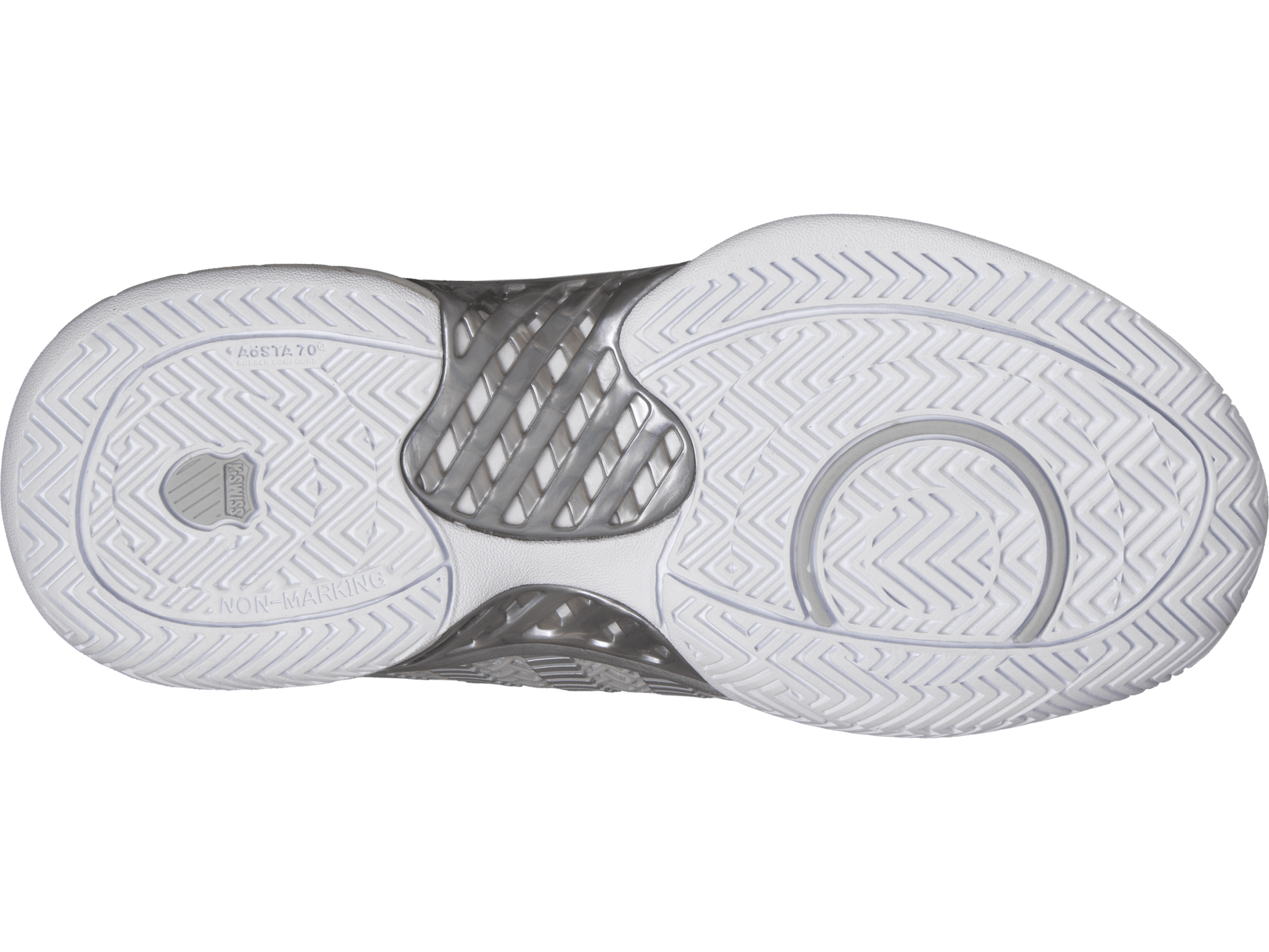 93377 - 153 - M | HYPERCOURT EXPRESS | WHITE/SILVER - K - Swiss US - FOOTWEAR
