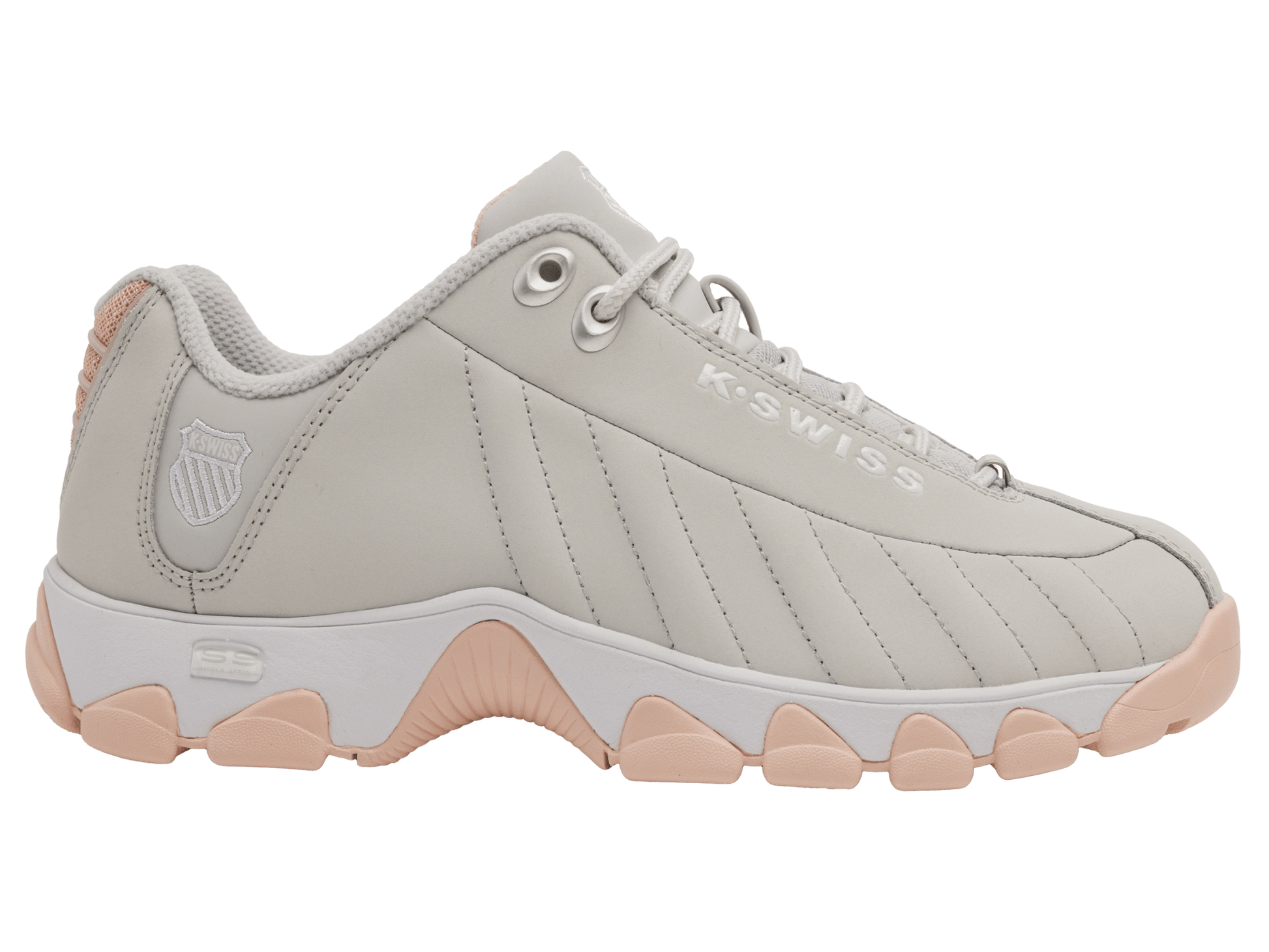 93426 - 040 - M | ST329 CMF | OYSTER MUSHROOM/CAMEO ROSE/WHITE - K - Swiss US - FOOTWEAR