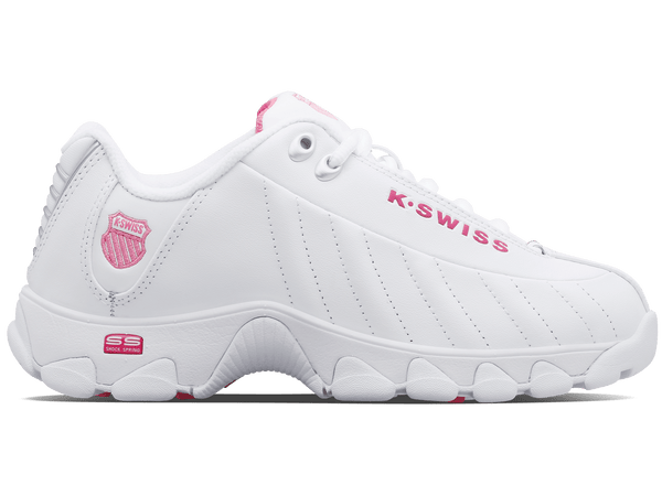 93426 - 156 - W | ST329 CMF | WHITE/SHOCKING PINK - K - Swiss US - FOOTWEAR