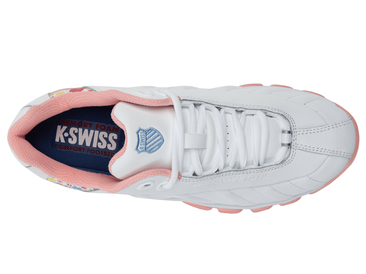 93426-195-M | ST329 CMF | WHITE/FLOWER/ICE PINK - K-Swiss US FOOTWEAR