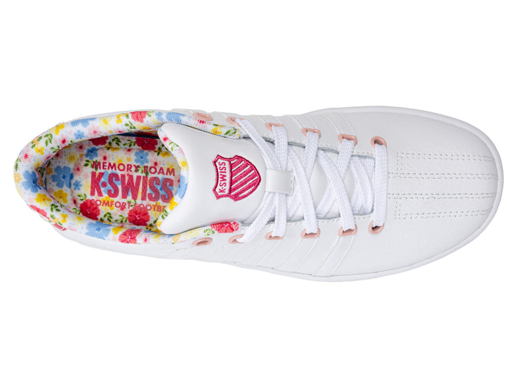 93629-138-M | COURT PRO II CMF SP | WHITE/RASPBERRY SORBET