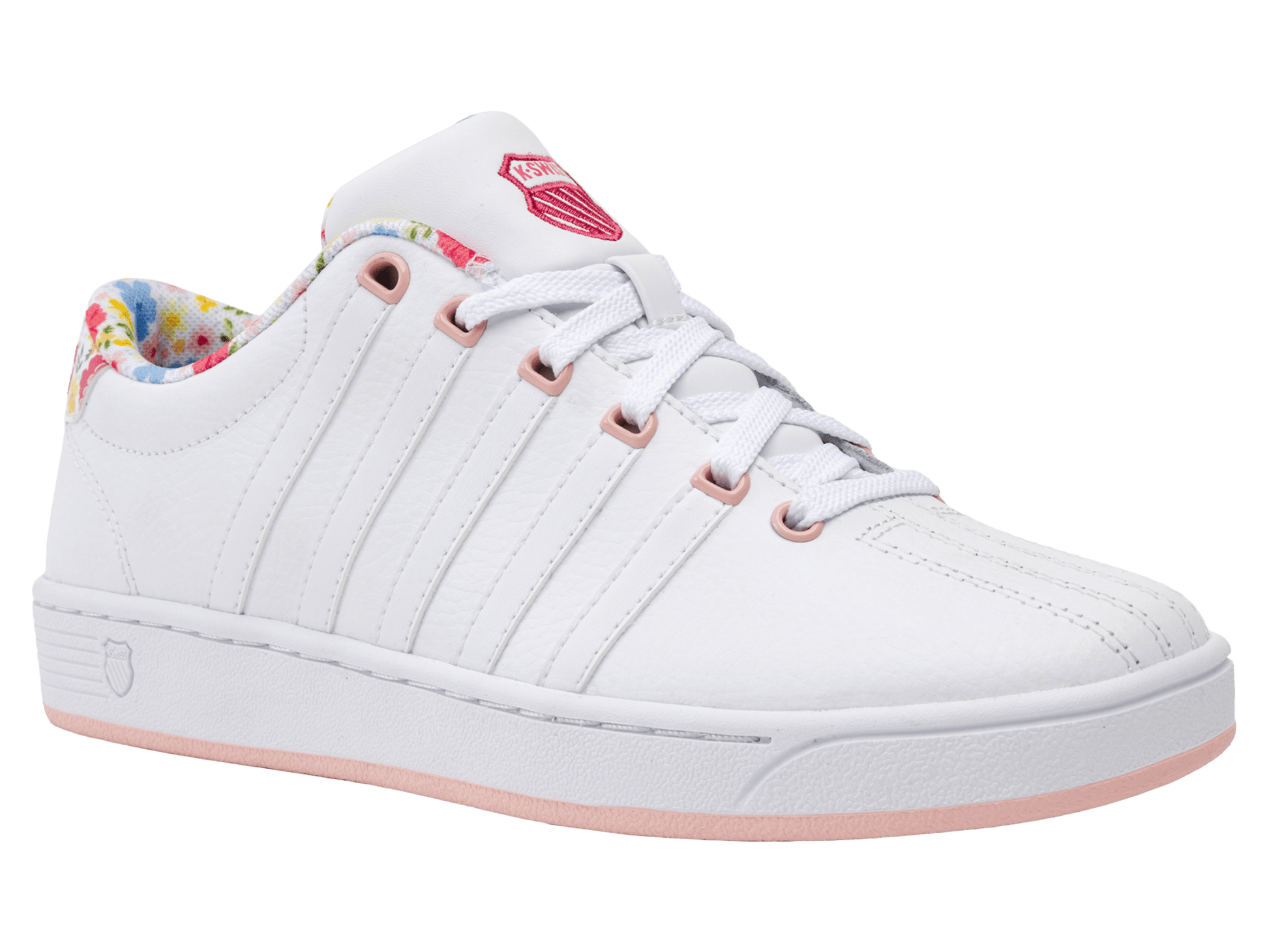 93629 - 138 - M | COURT PRO II CMF SP | WHITE/RASPBERRY SORBET - K - Swiss US - FOOTWEAR