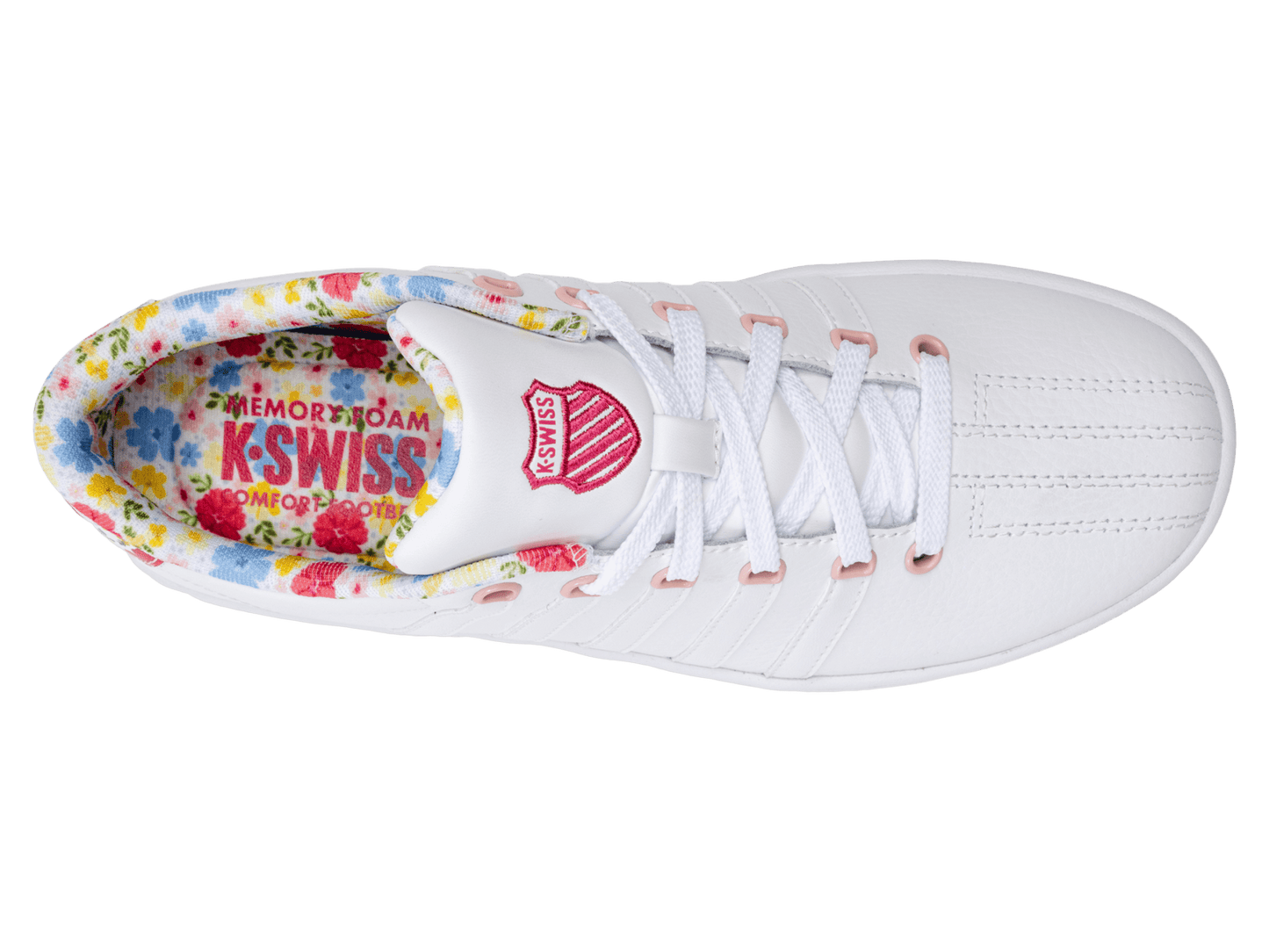 93629 - 138 - M | COURT PRO II CMF SP | WHITE/RASPBERRY SORBET - K - Swiss US - FOOTWEAR