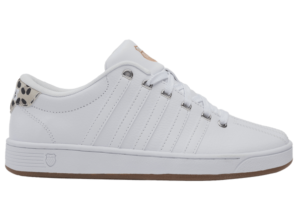 93629 - 139 - M | COURT PRO II CMF SP | WHITE/LITE GUM/LEOPARD - K - Swiss US - FOOTWEAR