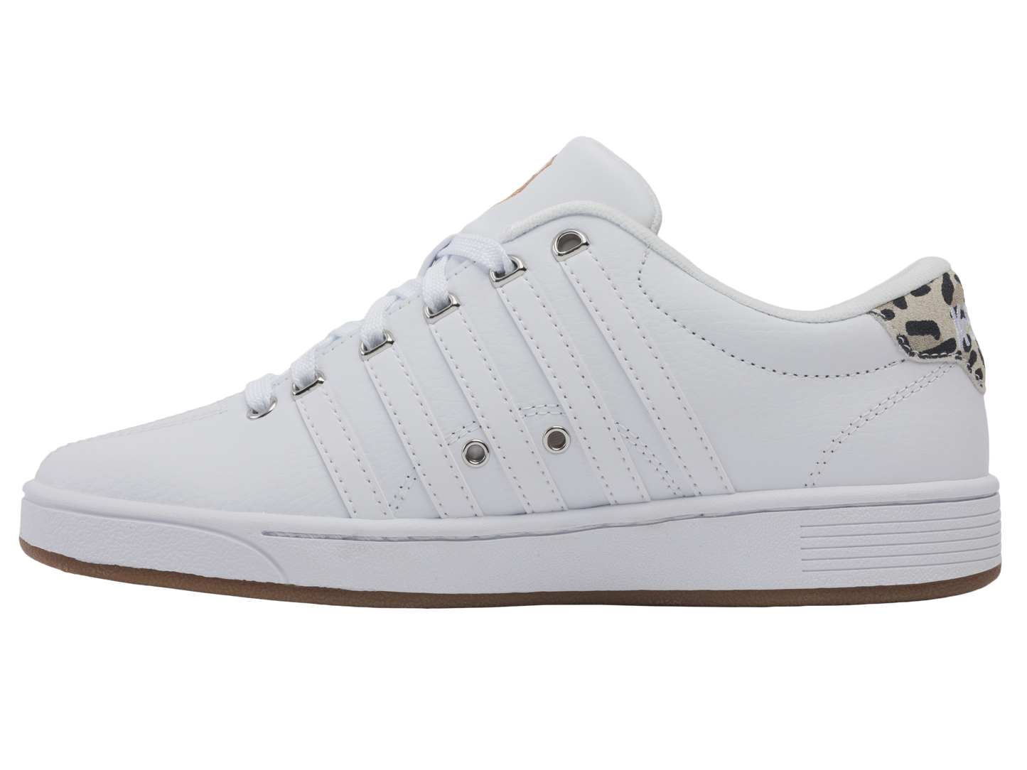 93629-139-M | COURT PRO II CMF SP | WHITE/LITE GUM/LEOPARD