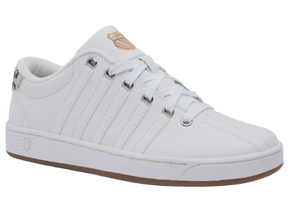 93629-139-M | COURT PRO II CMF SP | WHITE/LITE GUM/LEOPARD