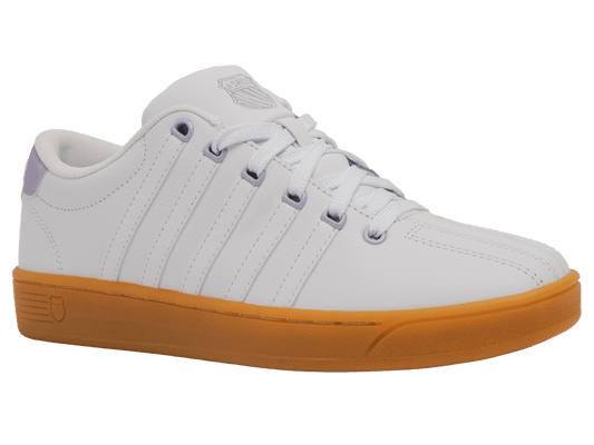 93629 - 140 - M | COURT PRO II CMF SP | WHITE/LITE GUM/LILAC - K - Swiss US - FOOTWEAR