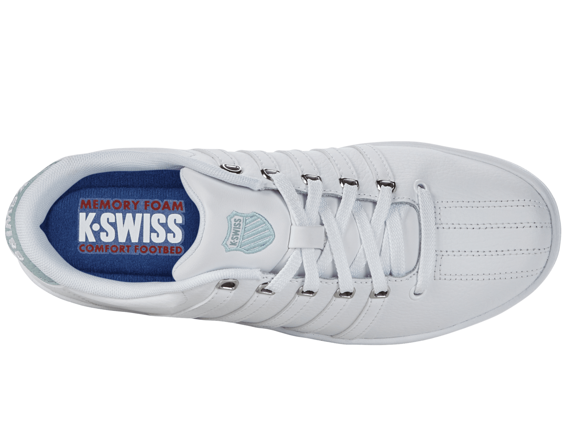 93629 - 994 - M | COURT PRO II CMF SP | WHITE/SURF SPRAY - K - Swiss US - FOOTWEAR
