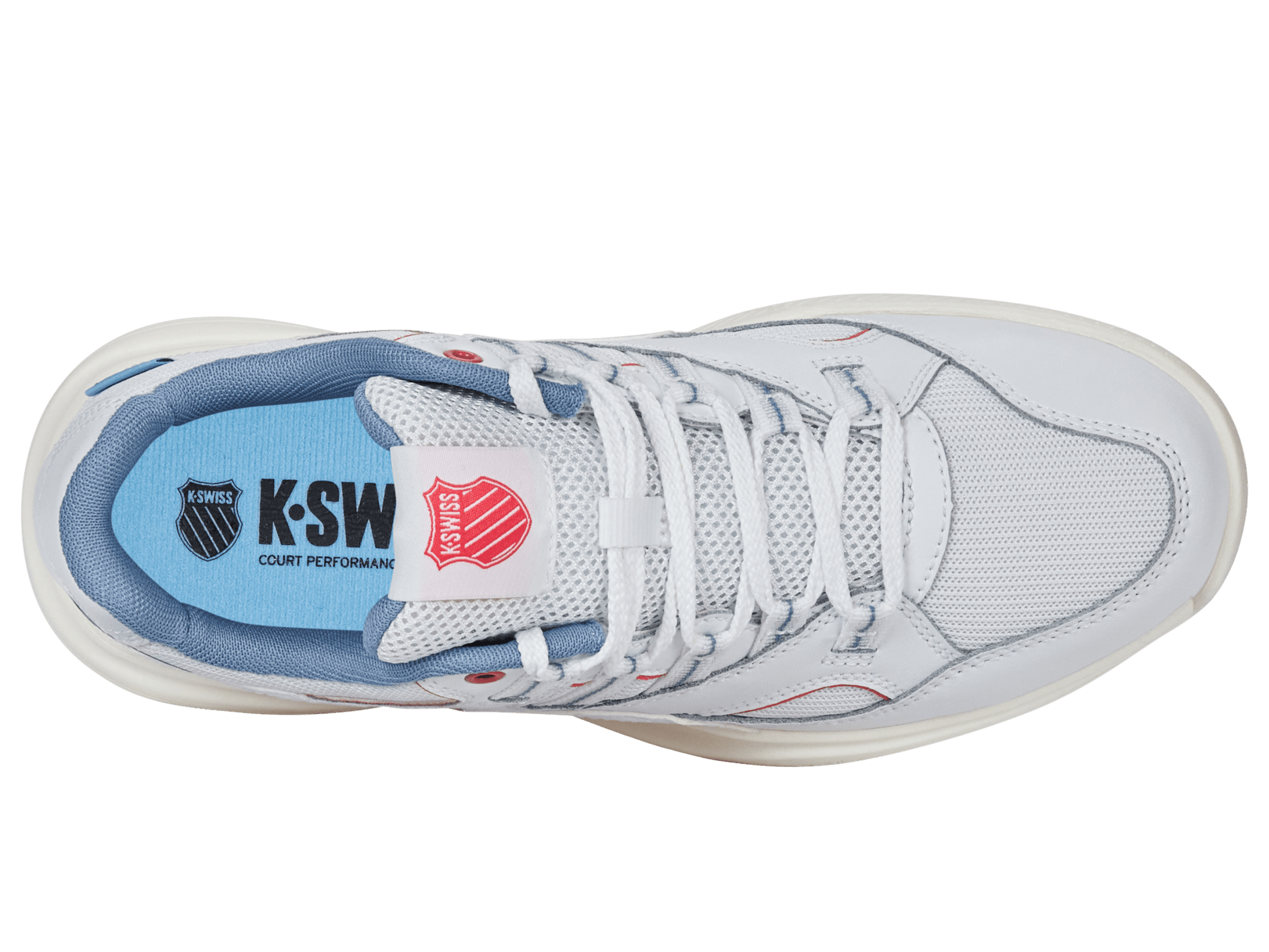 94076 - 163 - M | TURA TEAM | WHITE/FADED DENIM/DUBARRY - K - Swiss US - FOOTWEAR