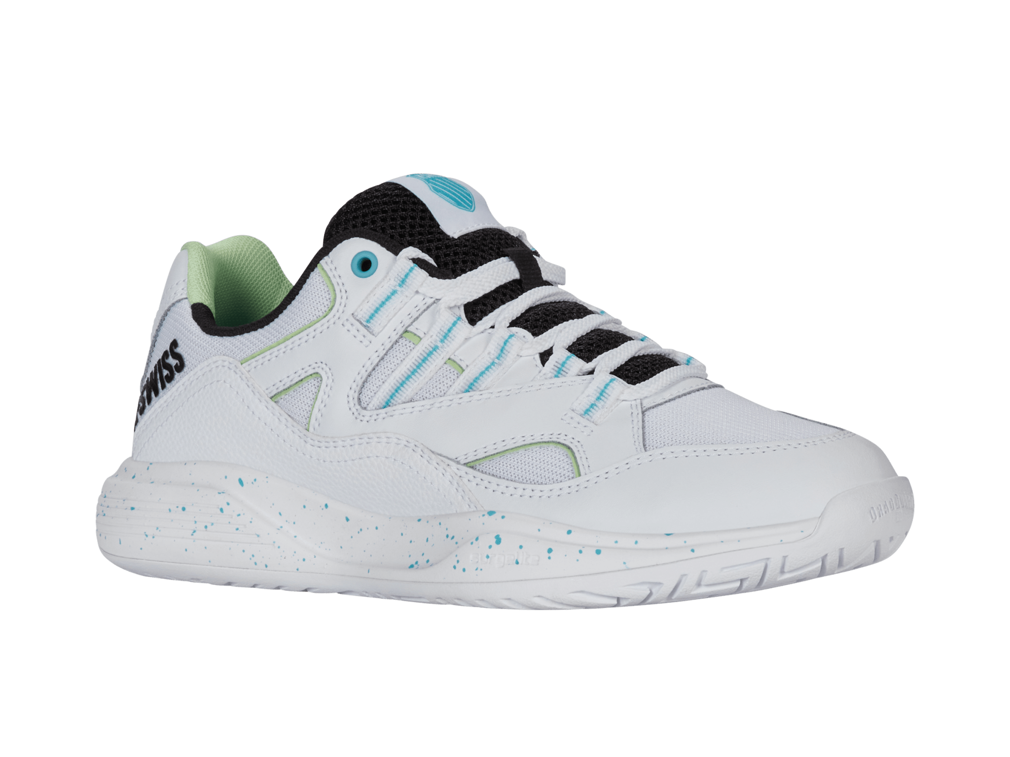 94076-971-M | TURA TEAM | WHITE/PARADISE GREEN/BLACK - K-Swiss US