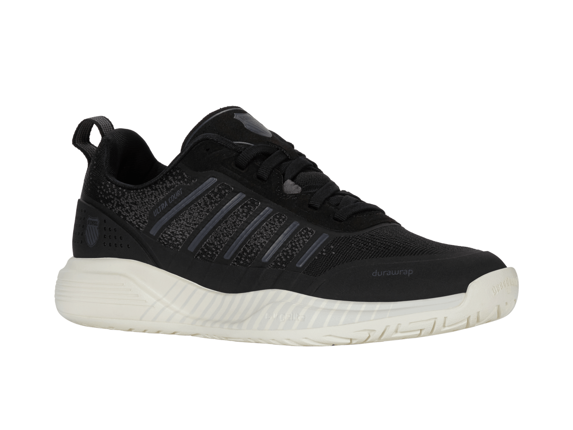 94405 - 013 - M | ULTRA COURT | BLACK/SNOW WHITE/ASPHALT - K - Swiss US - FOOTWEAR