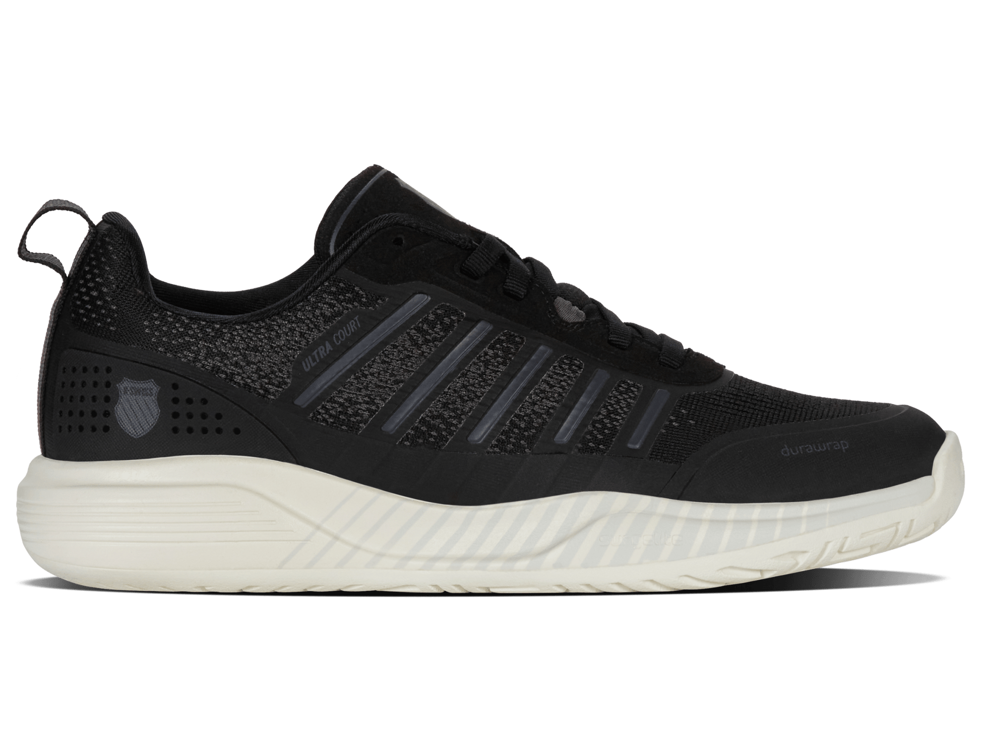 94405 - 013 - M | ULTRA COURT | BLACK/SNOW WHITE/ASPHALT - K - Swiss US - FOOTWEAR